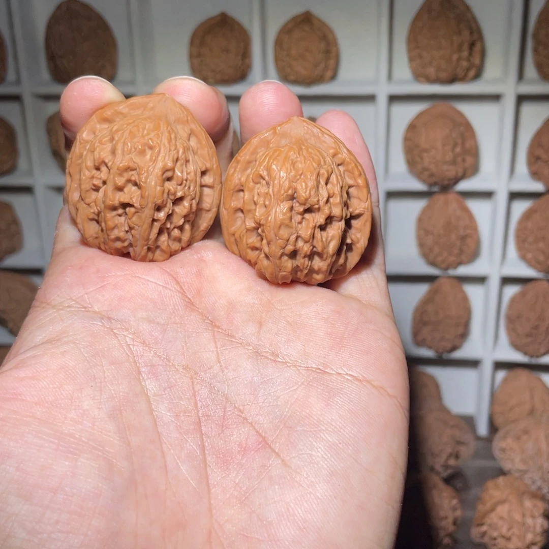 把件文玩核桃36.5 赤龙鸡心全品货头2号