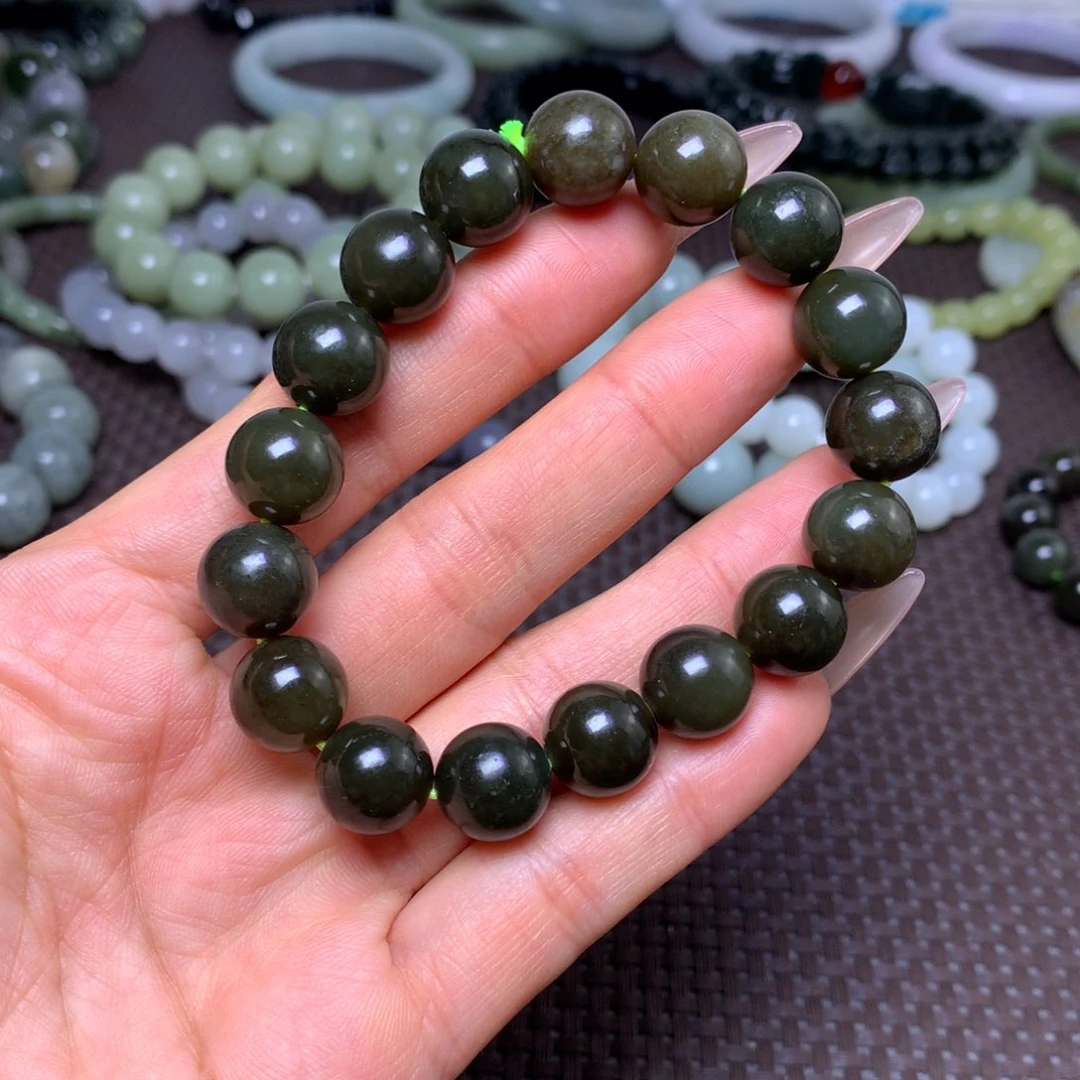 未镶嵌手串和田玉卡12