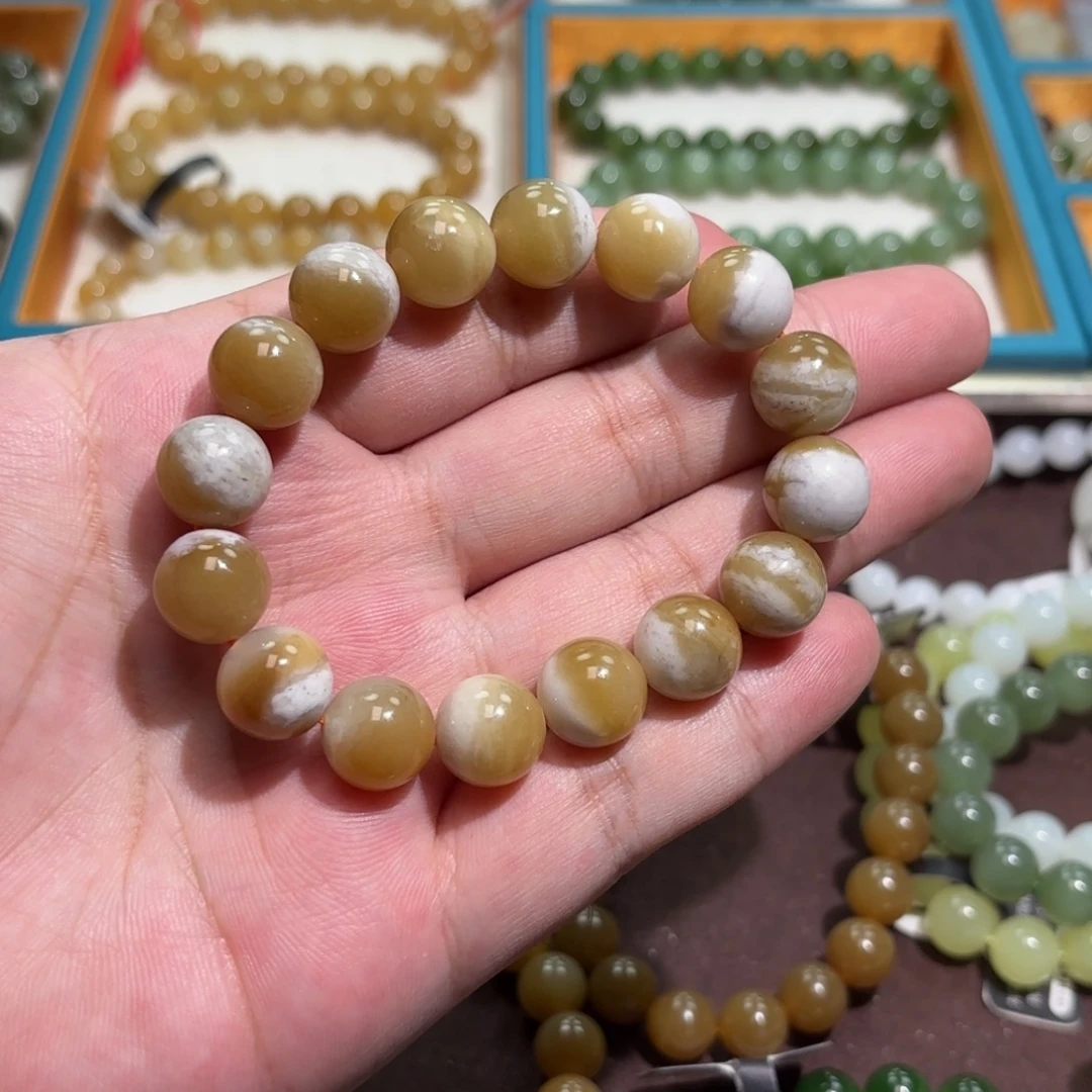 和田玉未镶嵌手链