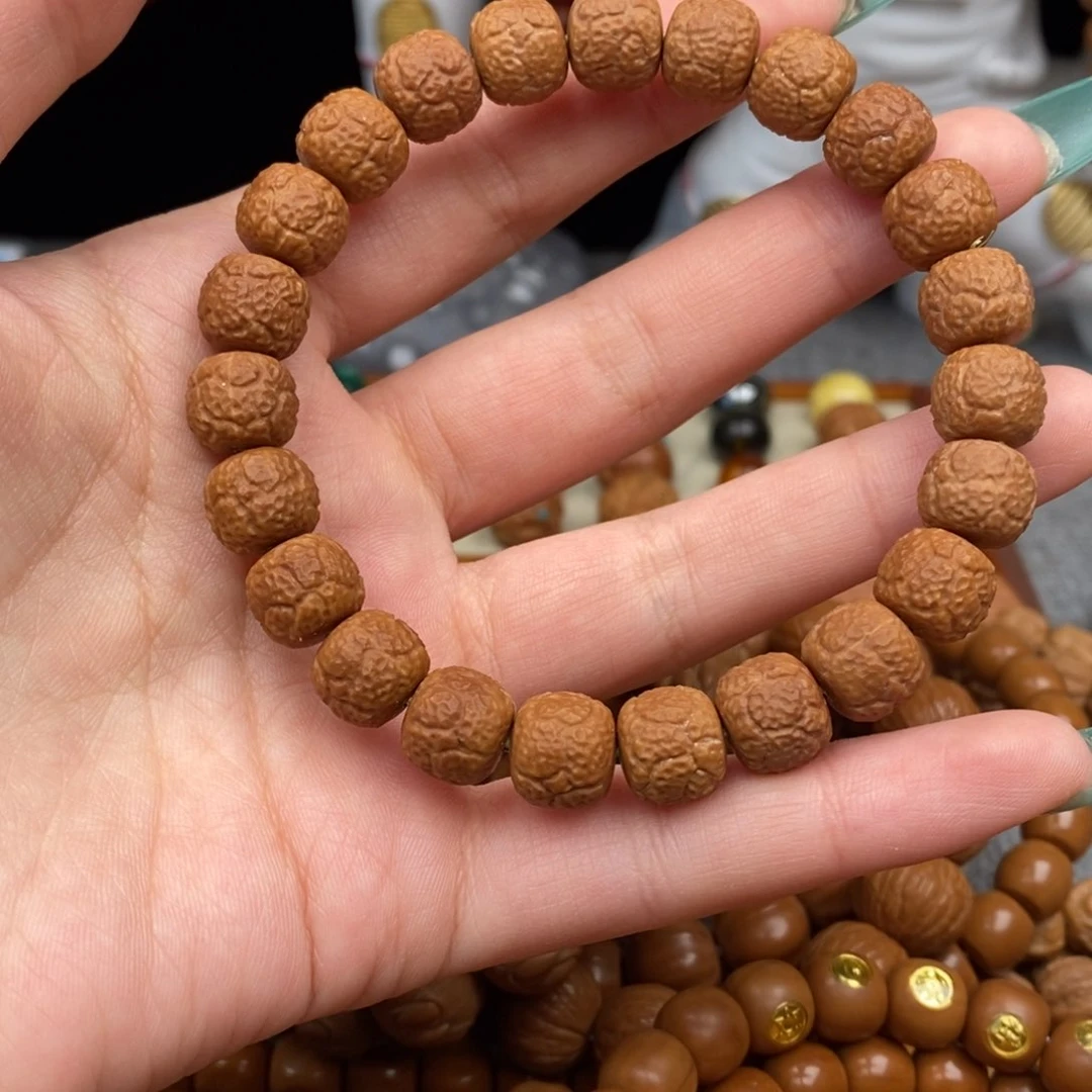 文玩核桃手串饕餮老版