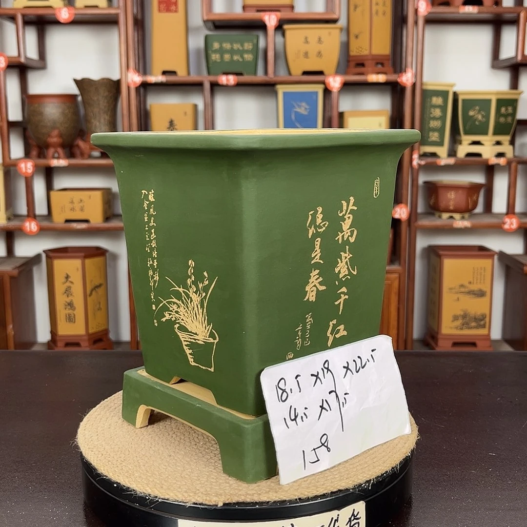 紫砂花盆紫砂花盆