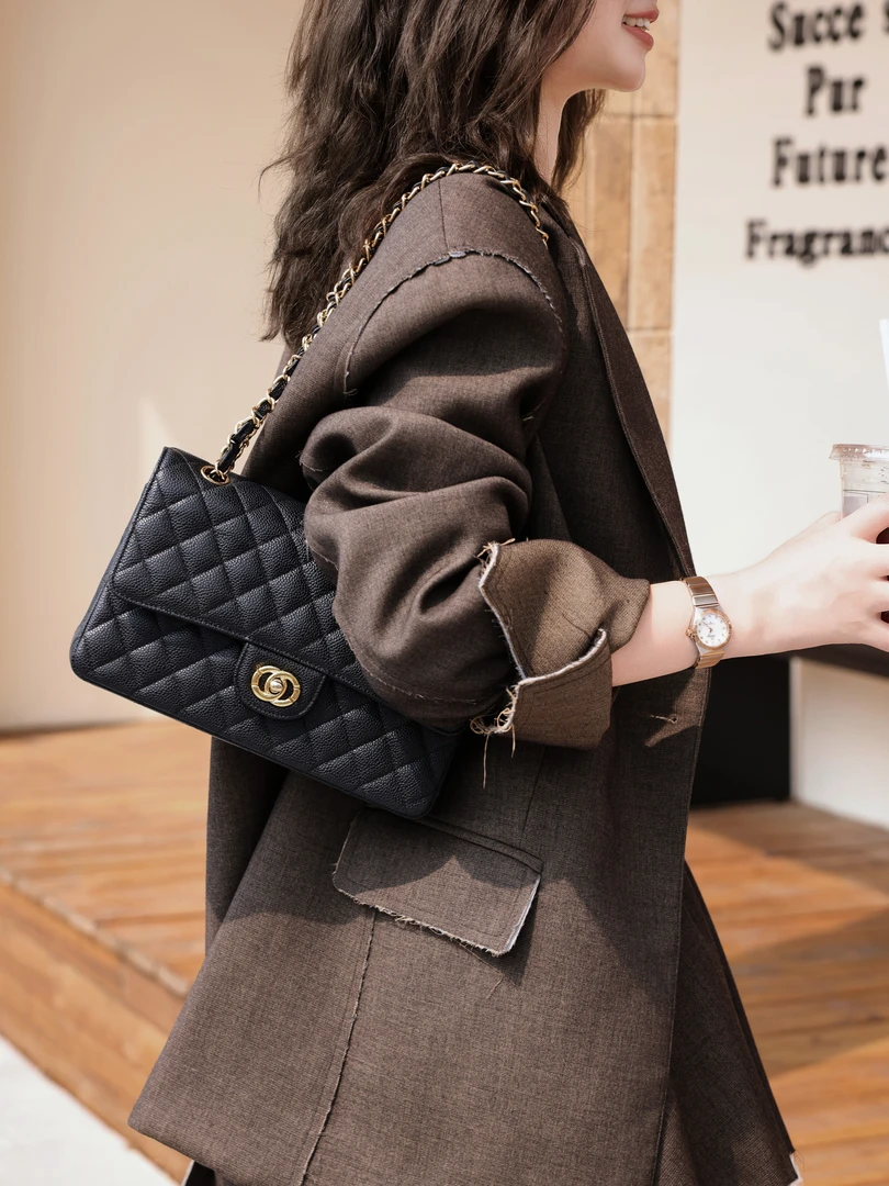 小香风包包女上班通勤高级感包包轻奢小众单肩斜挎包2025新款爆款