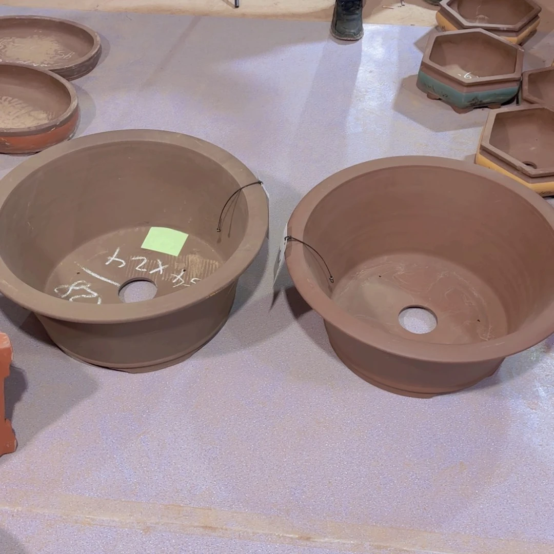 紫砂直口圆十漂囗圆大号各一个