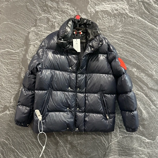 蒙口藏蓝色羽绒服/2码/01100/99