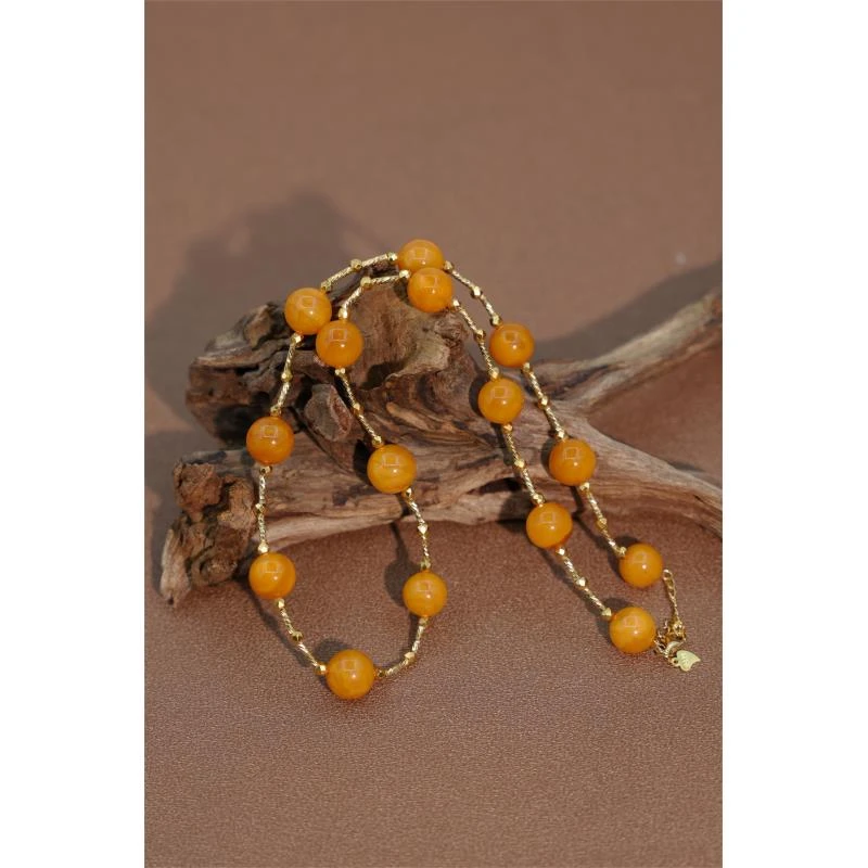 10+老蜡圆珠满天星项链多样性发一件-YB8824801