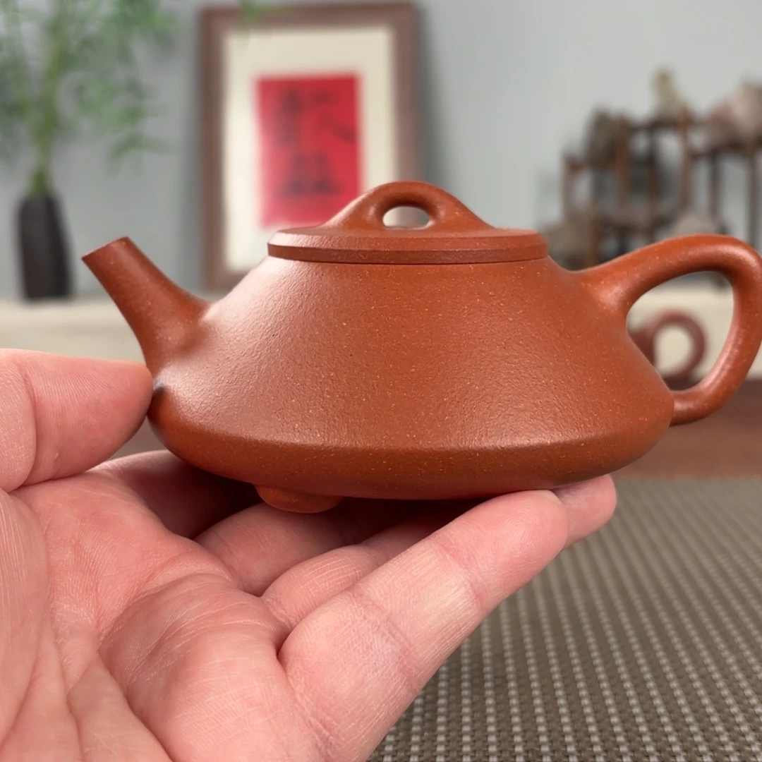 紫砂茶壶微瑕黄龙山原矿紫砂壶