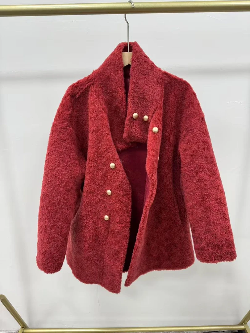 【工厂大清仓 抢到就是赚到】女士气质网红百搭外套冬季皮毛一体