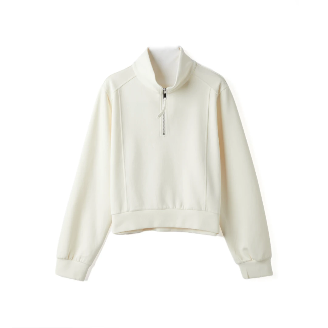 【WUGEE】都市轻户外春款长袖运动时尚休闲女士高领卫衣