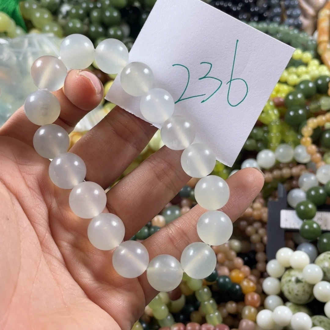 未镶嵌蛇纹石玉手链