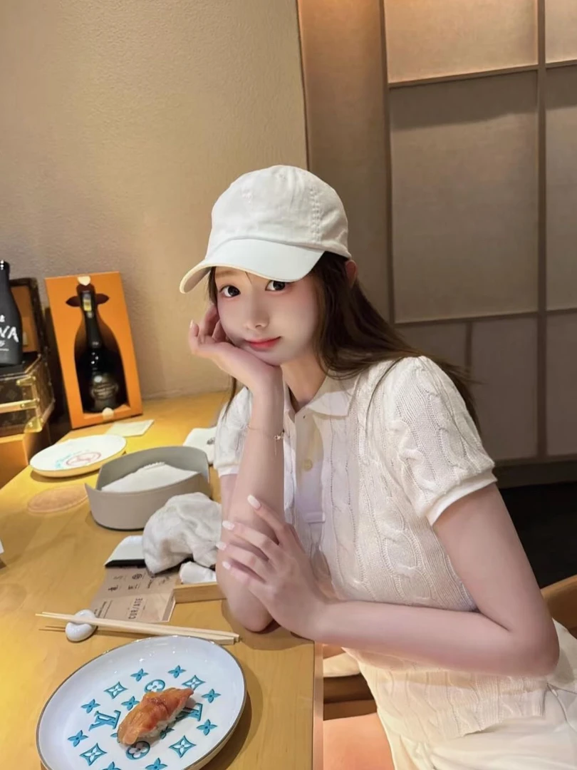 小马家时尚刺绣短袖小马麻花POLO领夏季针织衫老钱风T恤女款百搭