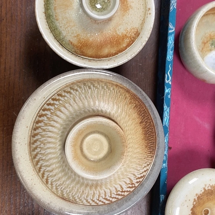 氼***花盆紫砂两套二才盖碗