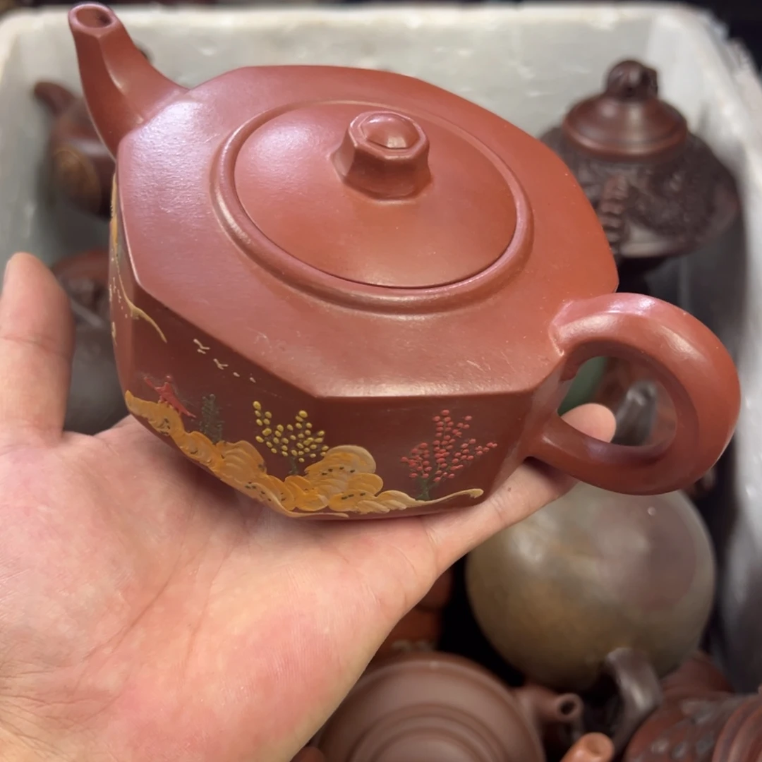 茶壶紫砂宜兴原矿紫砂壶400毫升容量