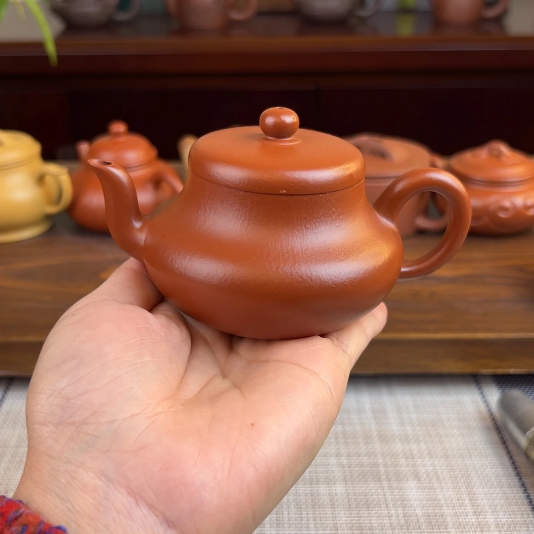 茶壶紫砂朱泥君德全手150cc
