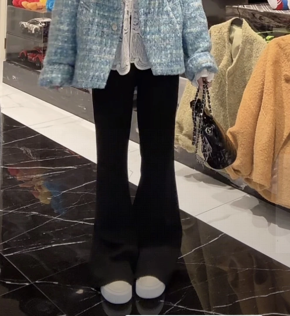 鱼er【魔术师】设计师高定/显瘦时髦百搭微喇裤子女