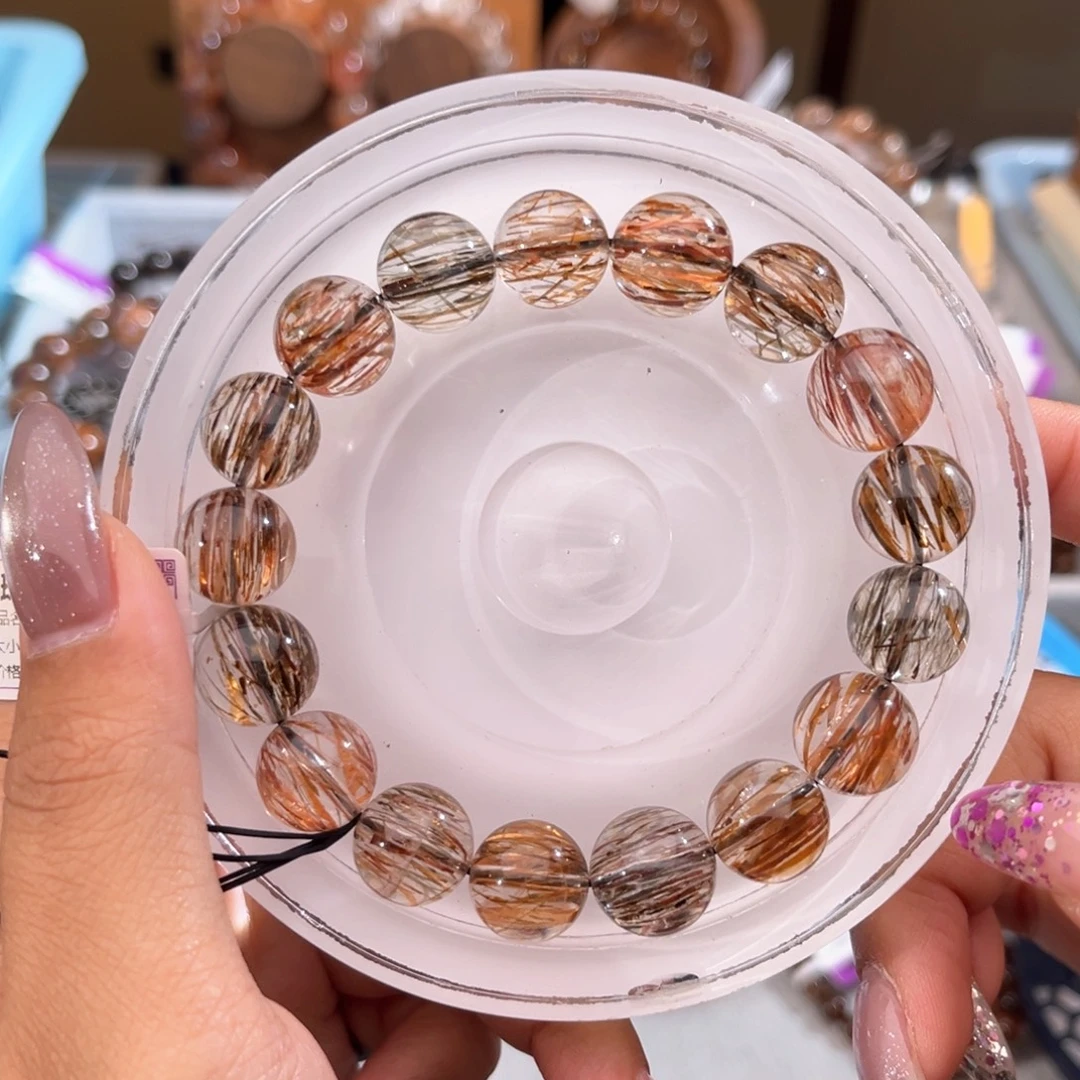 水晶手链未镶嵌黑金超12m