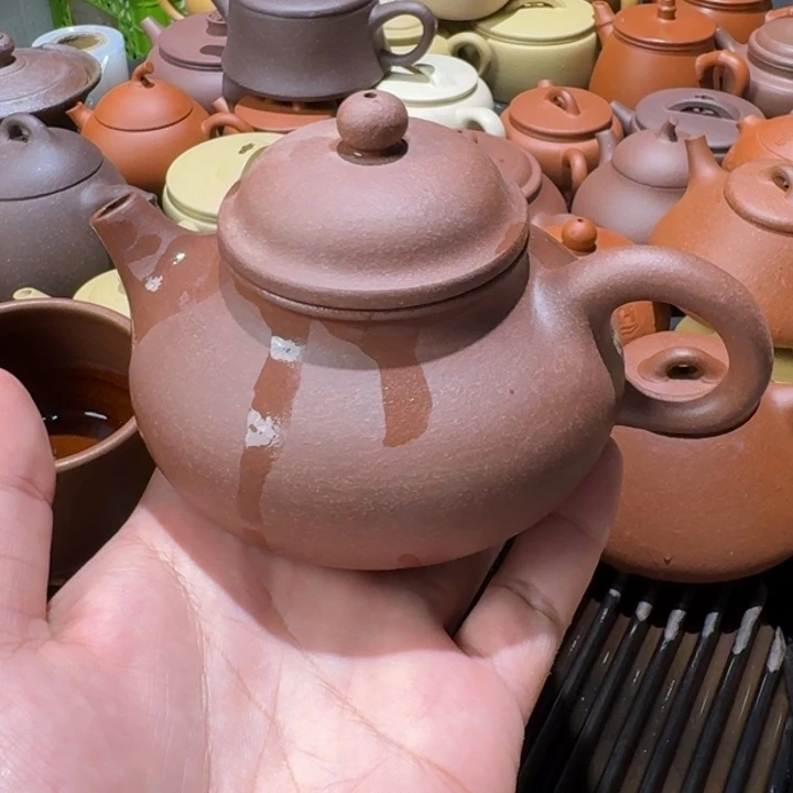 茶壶紫砂底槽清容天260cc
