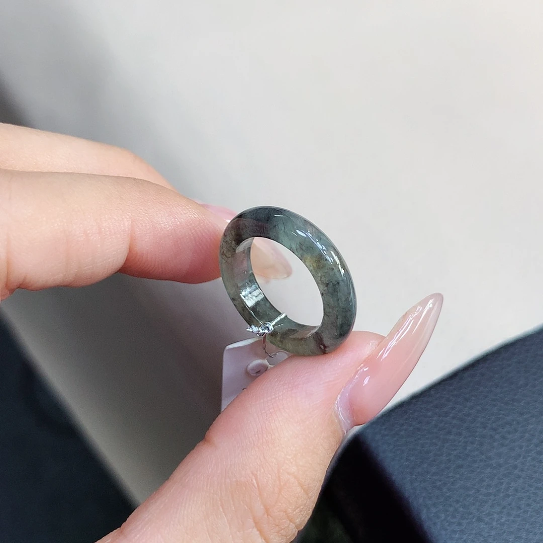 未镶嵌戒指翡翠5.6号