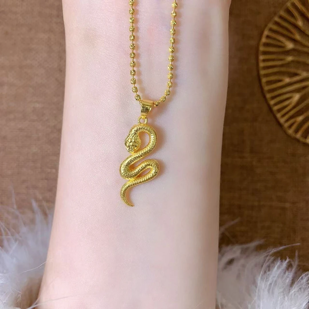 【伟新源】足金999 5G工艺 灵蛇吊坠2.75克（不含链）