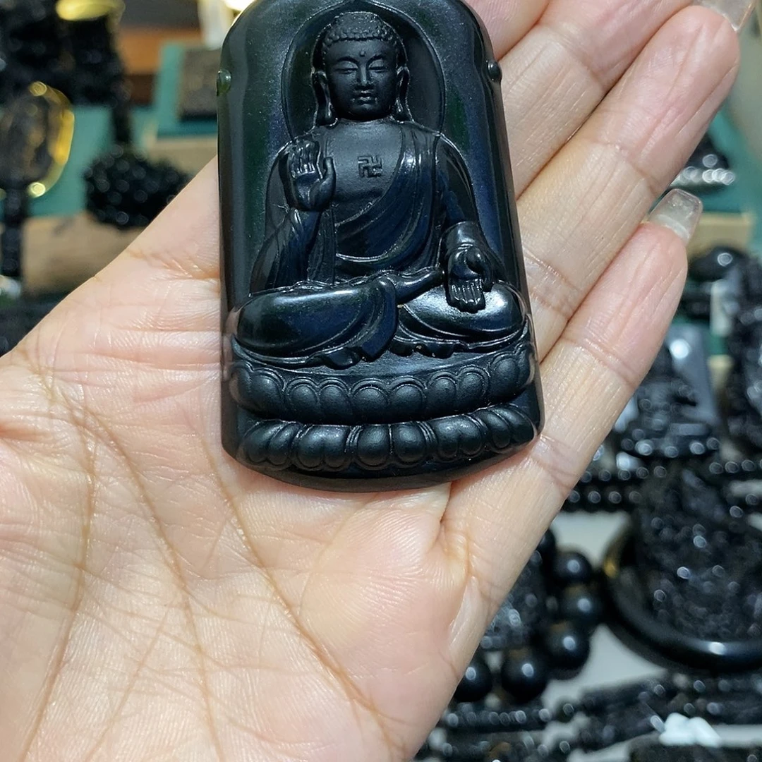 ༺***༻未镶嵌蛇纹石玉颈饰