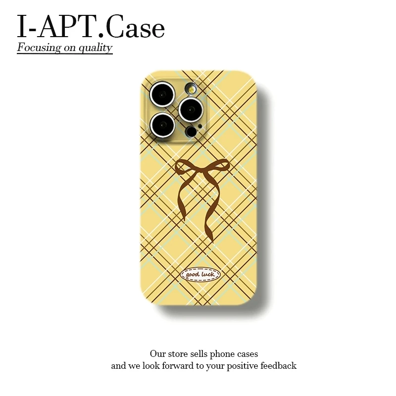 菱格飘带蝴蝶结菲林适用于iPhone苹果16手机壳华为oppo小米vivo新