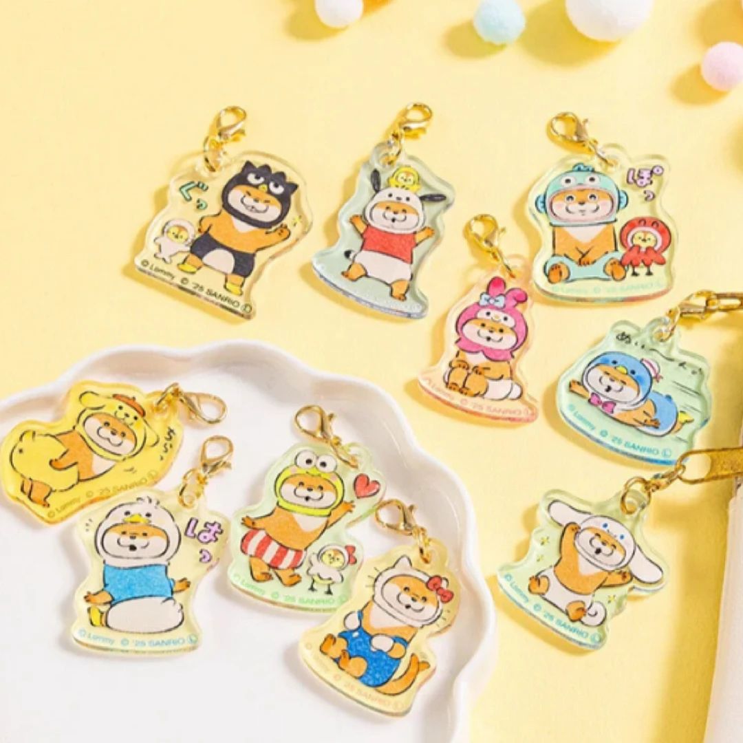 日版 水獭 三丽鸥sanrio 联名挂件 书签收纳包盲盒(直播代拆)