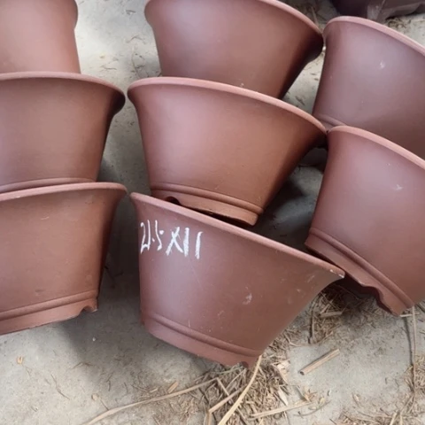 紫砂花盆100-8。