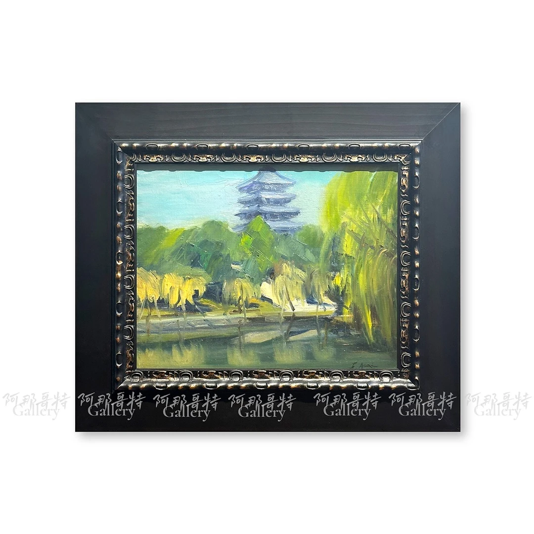 【奈良古塔】收藏级日本古画 "60*50" - No.902 ‧ Anagata Gallery
