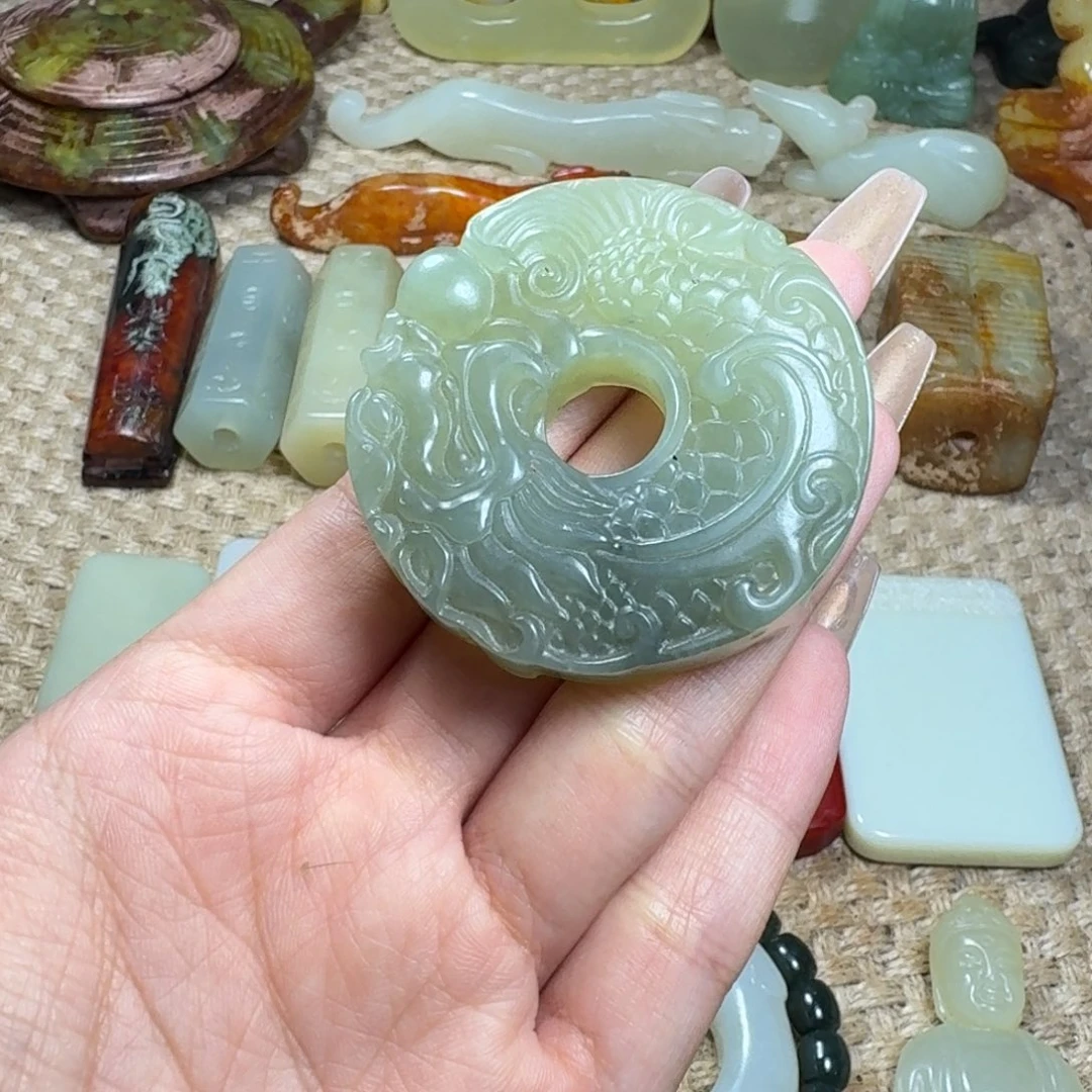 吊坠白玉菩提挂件