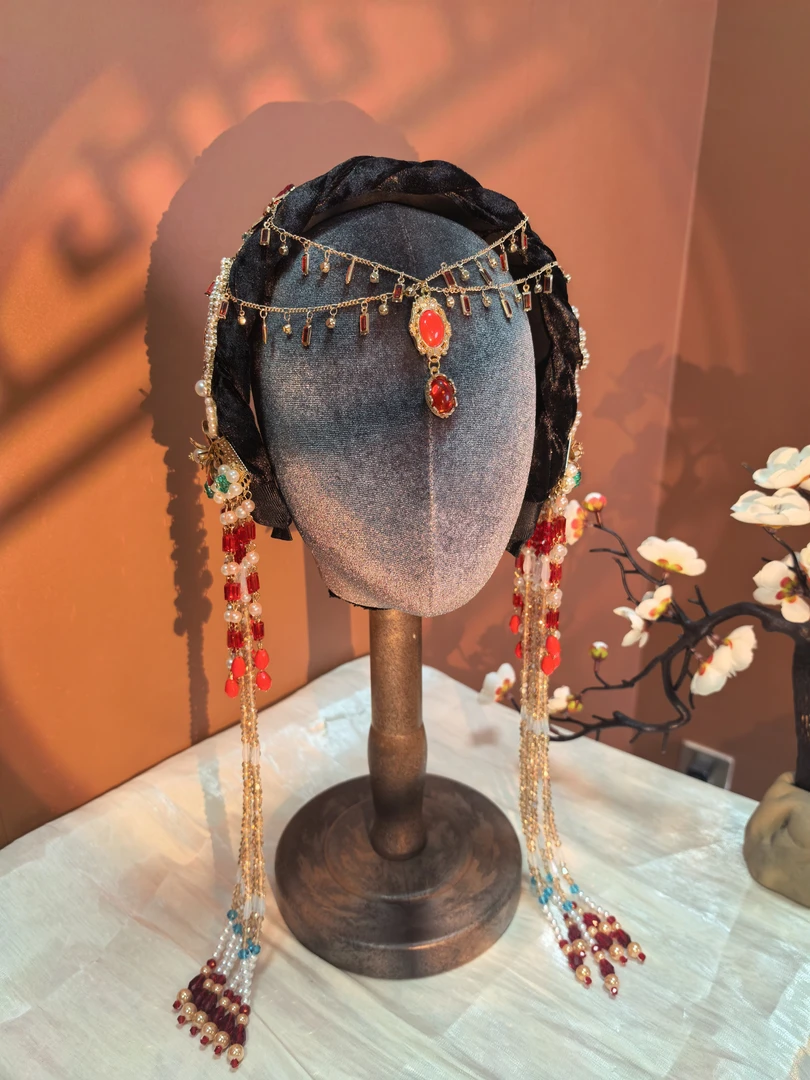 【花漾】原创自制新中式国风发饰发箍