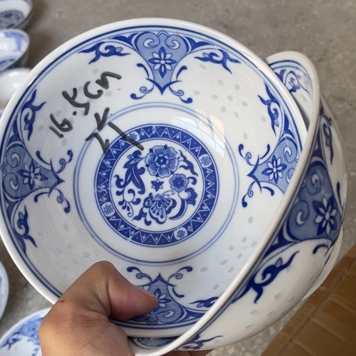 碗陶景德镇高温细白瓷餐具