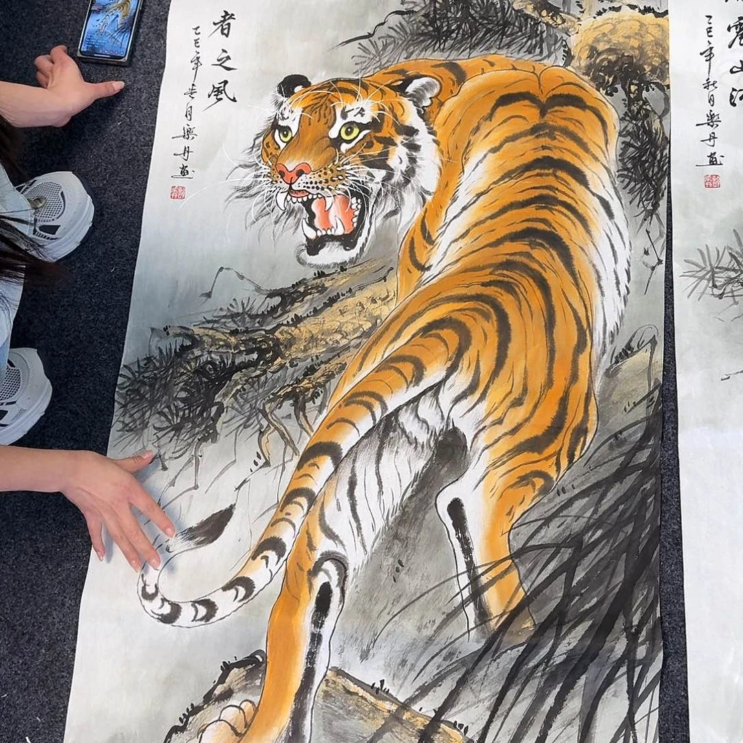 纯手绘国画作品好看