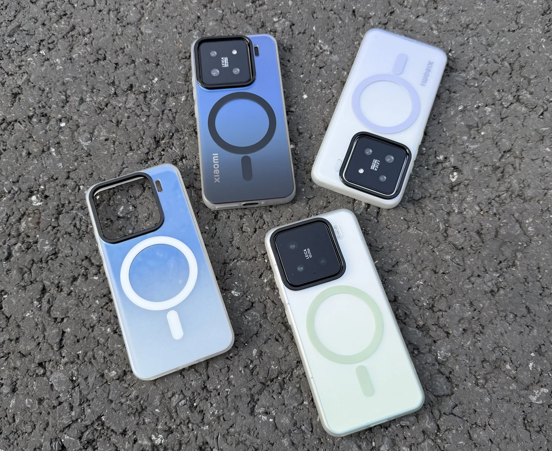 适用小米15手机壳 小米渐变色手机壳高级磨砂手机壳15pro半透