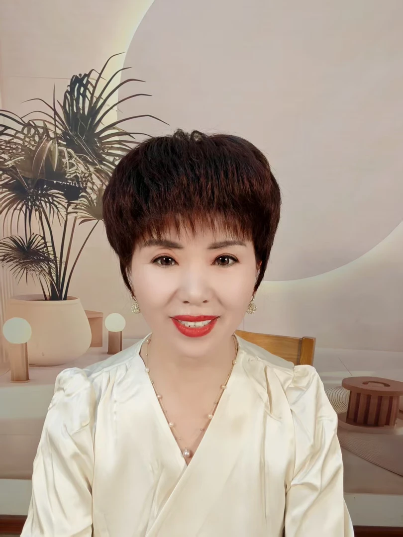 中老年假发妈妈发高颅顶直发全真发