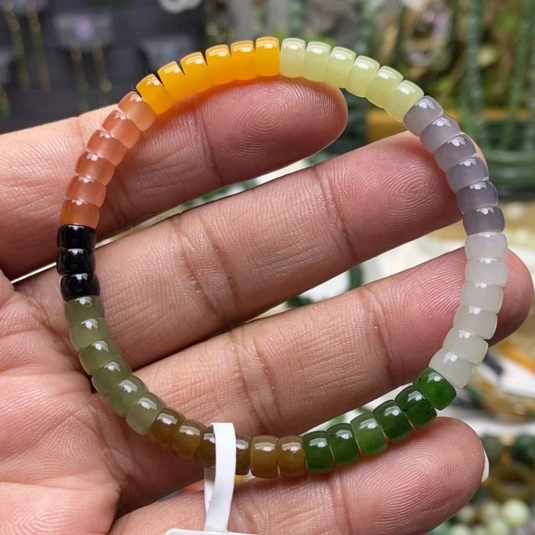 和田玉手链未镶嵌87