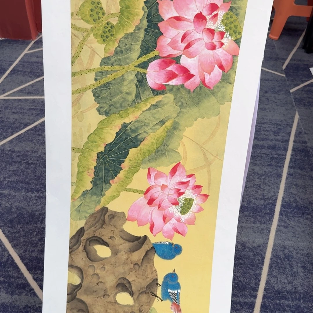 国画国画作品山水花鸟