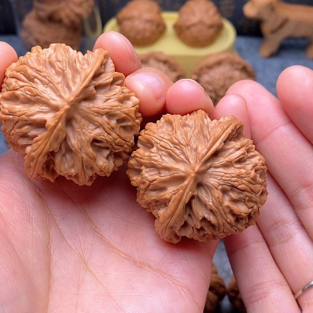 文玩核桃把件左*苹果园43全品