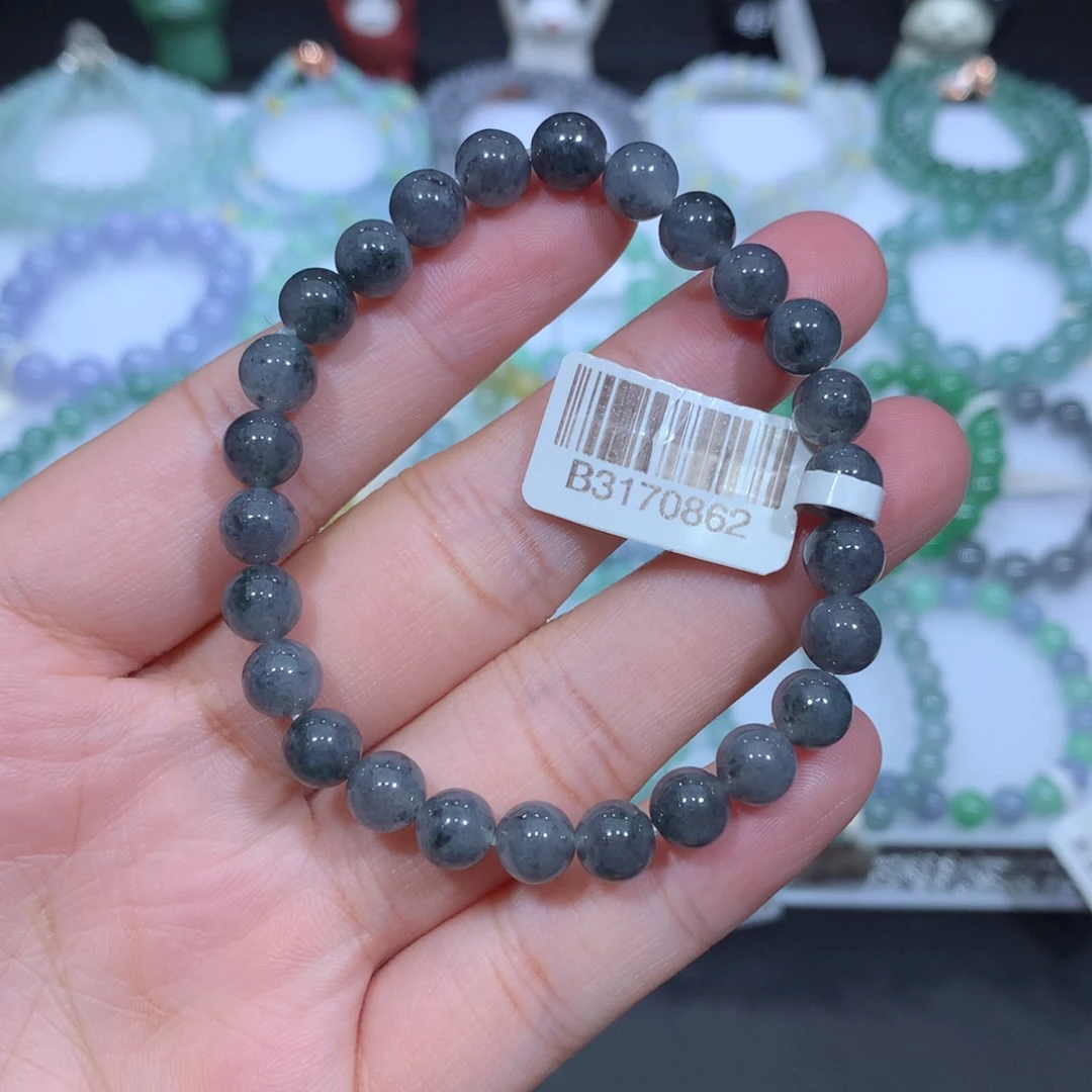 翡翠未镶嵌手串天然
