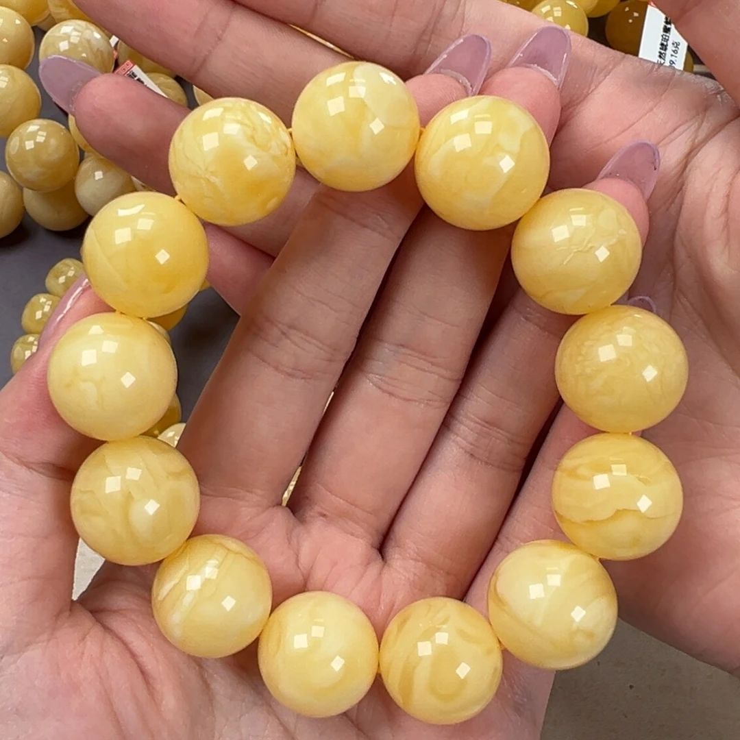 未镶嵌琥珀手链44.8妖花