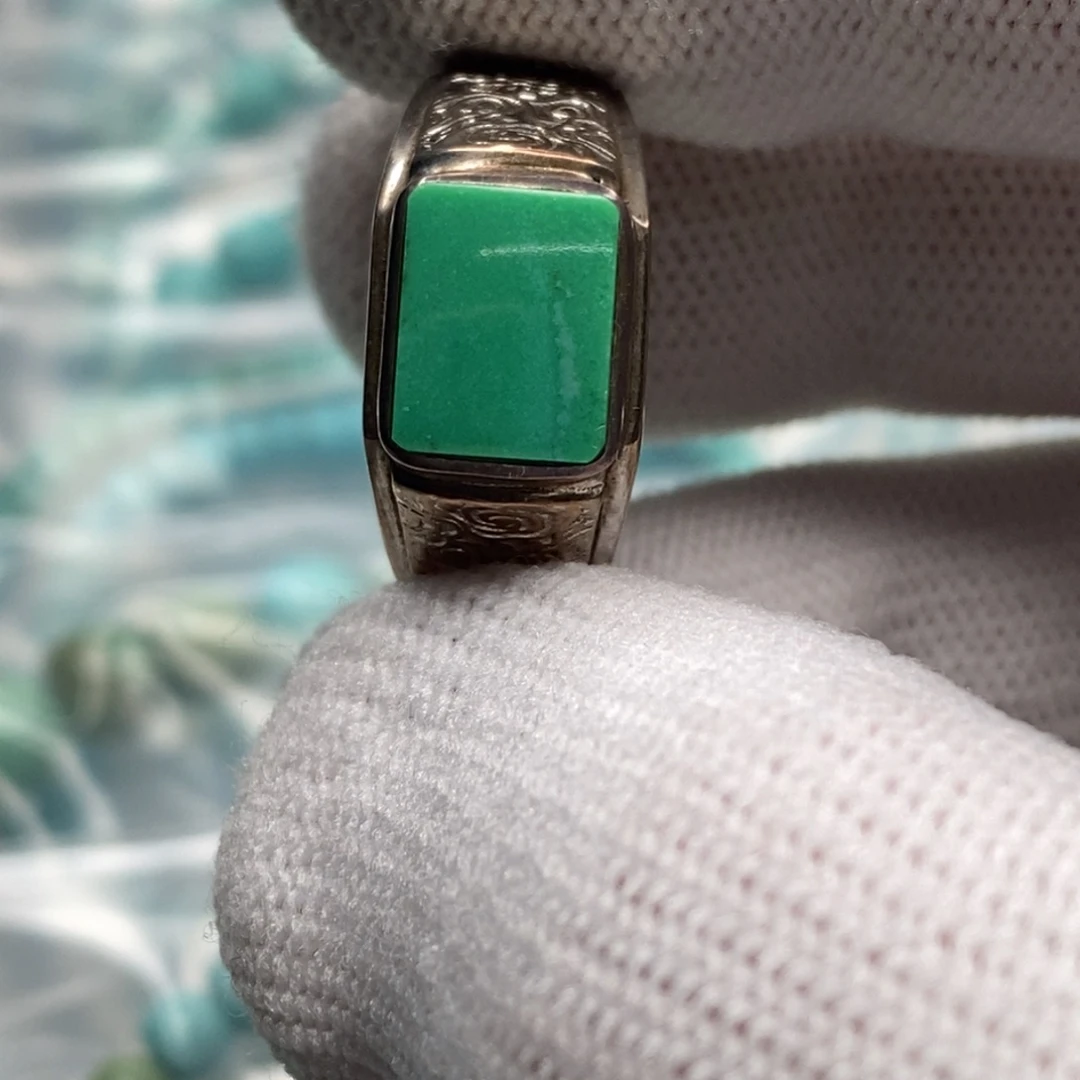 绿松石银S925镶嵌珠宝奇石