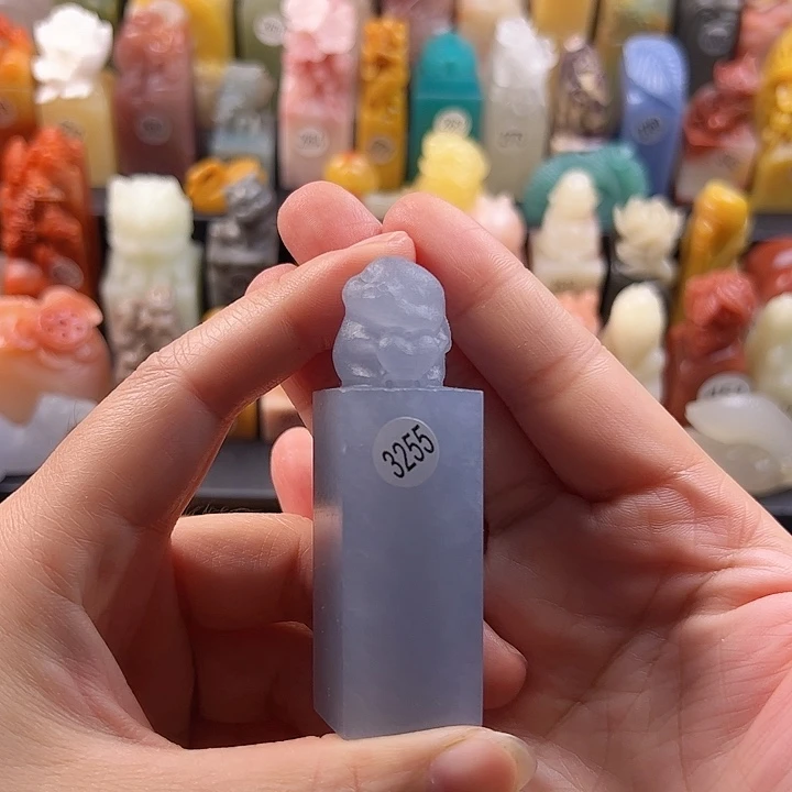 云南石印石手工定制2.1厘米，兔子，包刻字