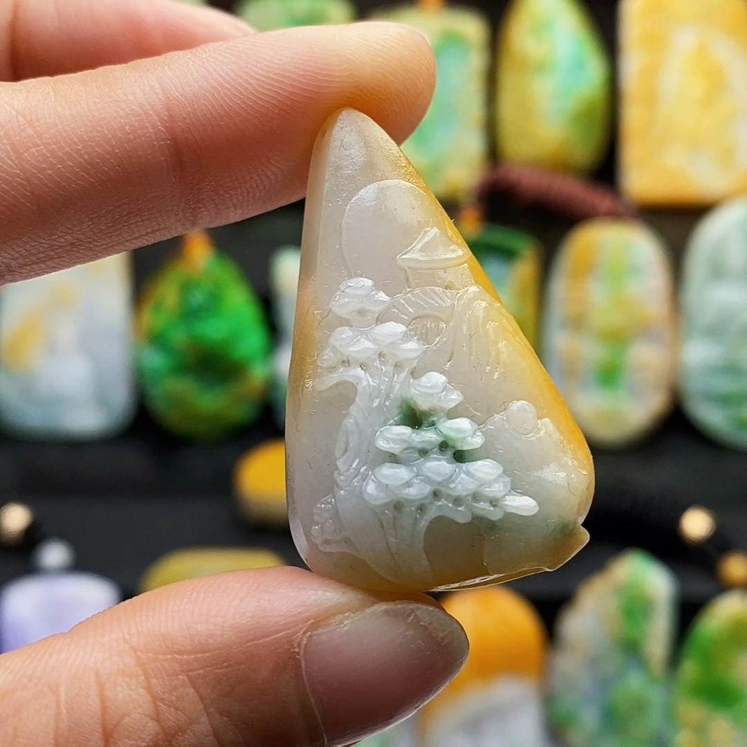 未镶嵌定制翡翠翡翠A货一物一证