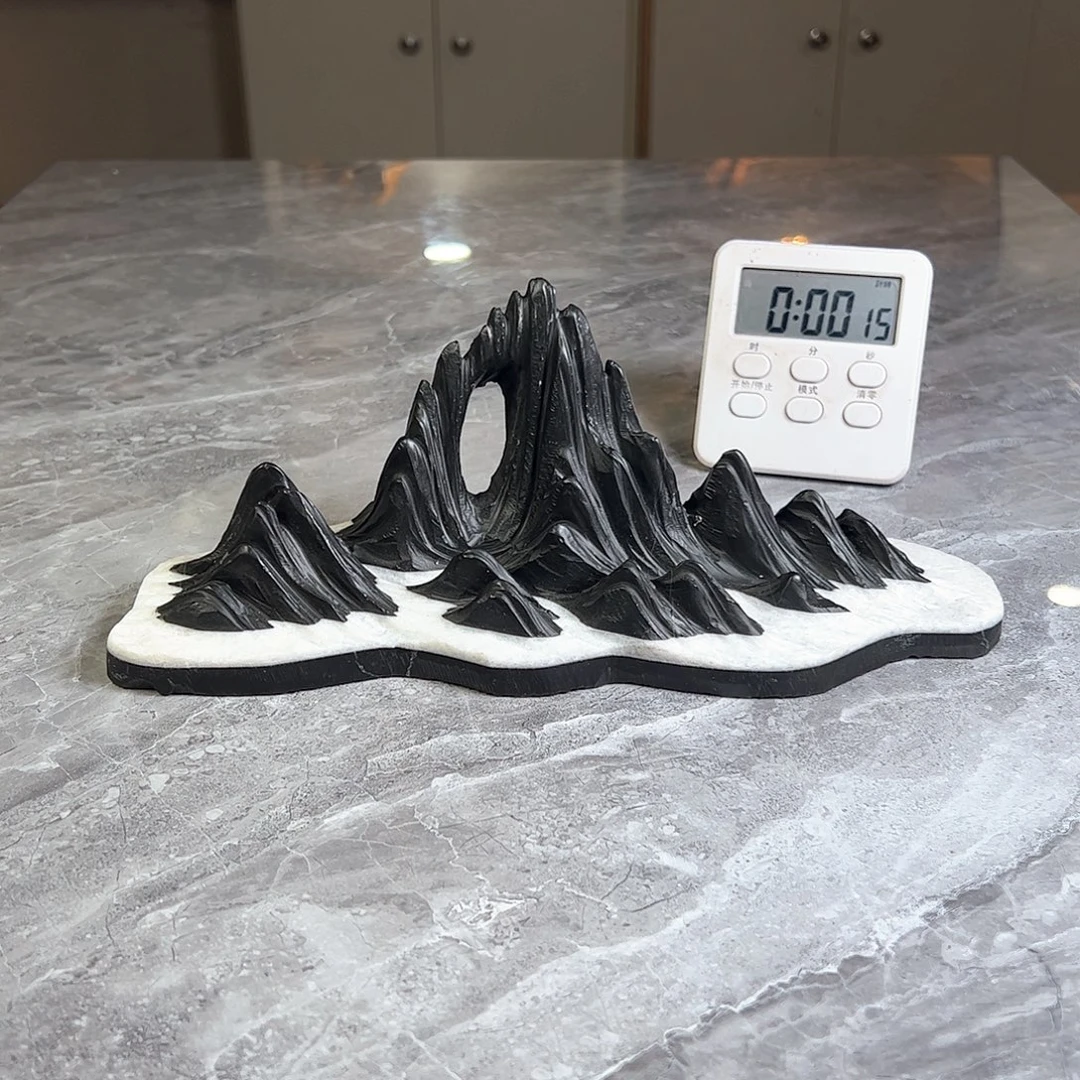 余***仁灵璧奇石博览会摆件