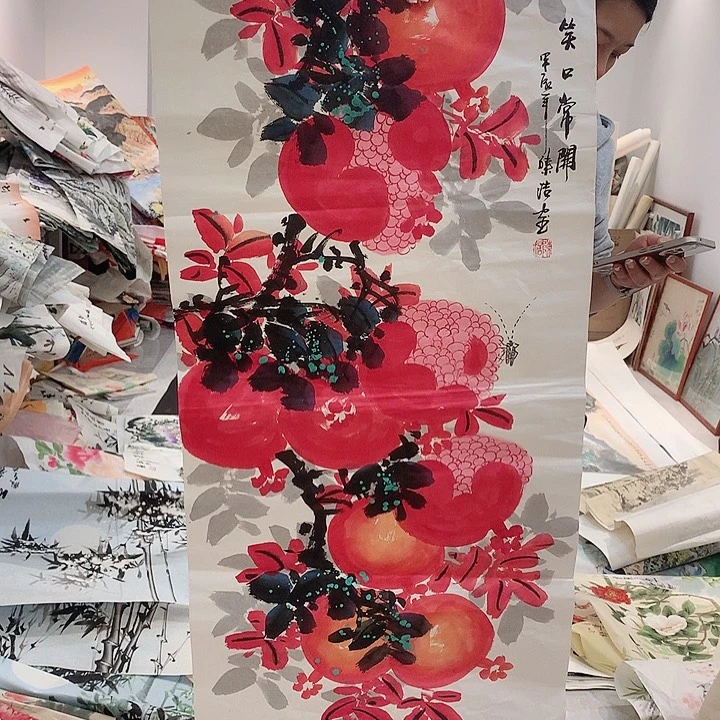 纸本国画艺术作品