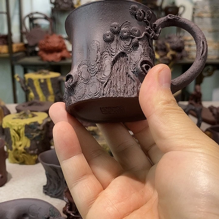 茶壶紫砂全手工制作