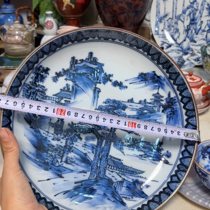 盘子日式陶瓷一个