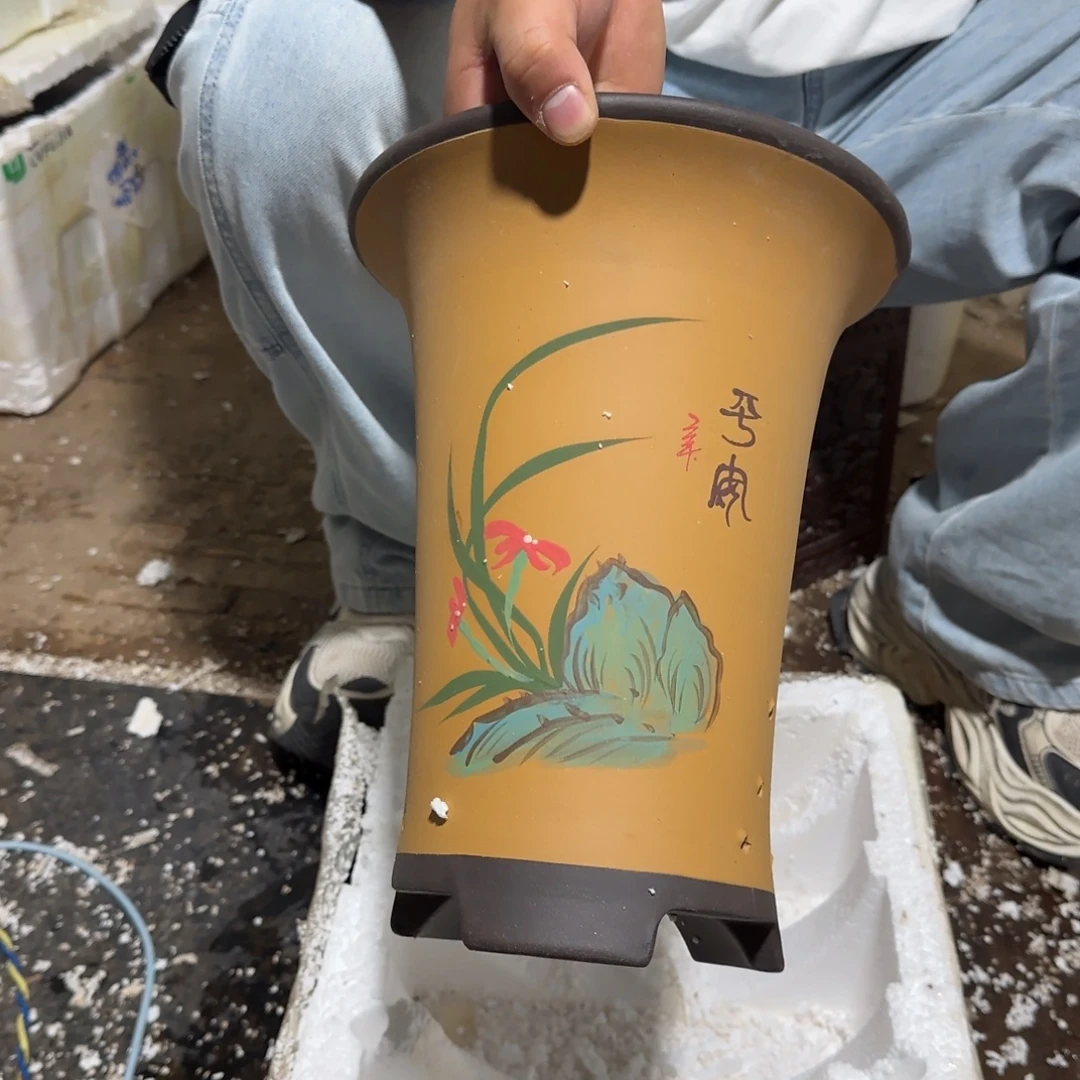 紫砂花盆口径20.25口径