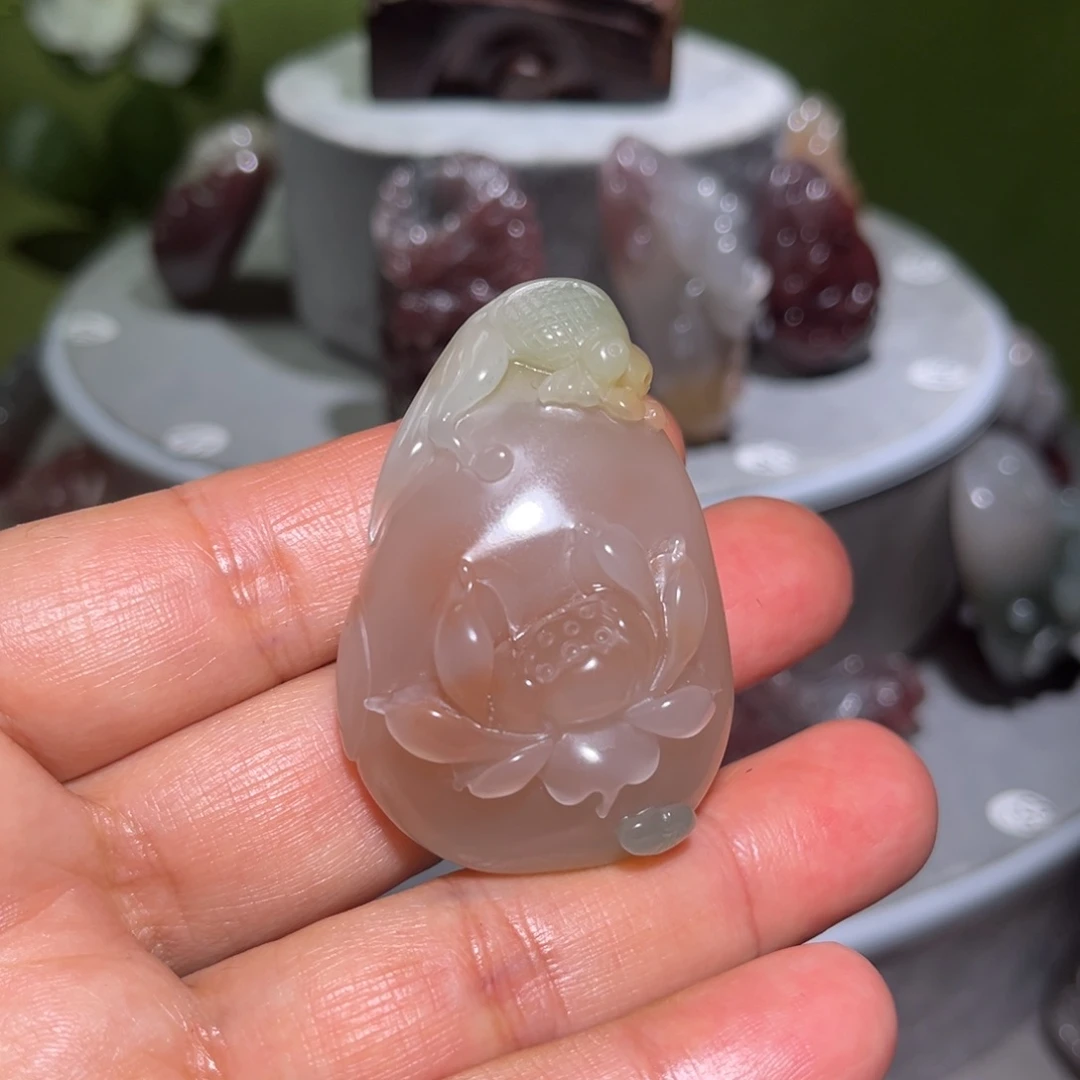 写***山未镶嵌颈饰玛瑙/玉髓