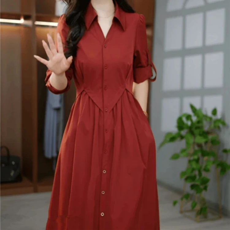 爆款轻奢风衣连衣裙2025秋季新款时尚洋气优雅减龄中长裙