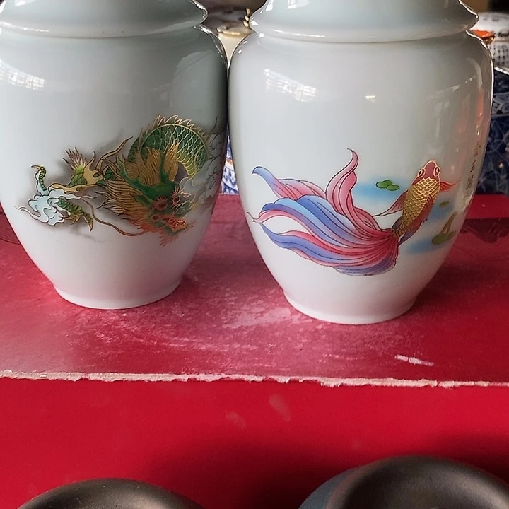 瓷片陶瓷茶叶罐储物罐密封罐