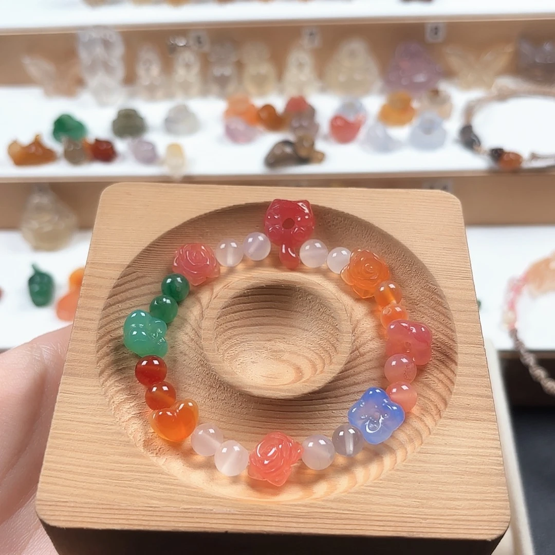十****玛瑙/玉髓未镶嵌颈饰